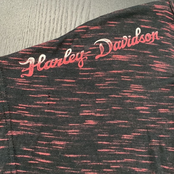 Harley-Davidson Womens Open Back Skull Tee - XS - Picture 5 of 8